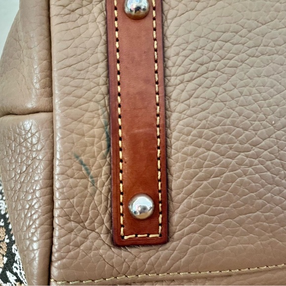 Dooney & Bourke Dillen 2 Pocket Leather Satchel - Picture 8 of 16